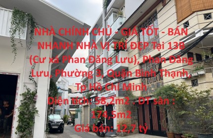 NHÀ CHÍNH CHỦ - GIÁ TỐT - BÁN NHANH NHÀ VỊ TRÍ ĐẸP Tại Phường 3, Quận Bình Thạnh, HCM